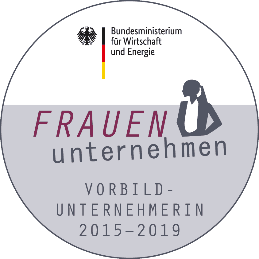 BMWi-Siegel-Frauen-unternehmen2015-2019 Vorbild Unternehmerin 2015-2019